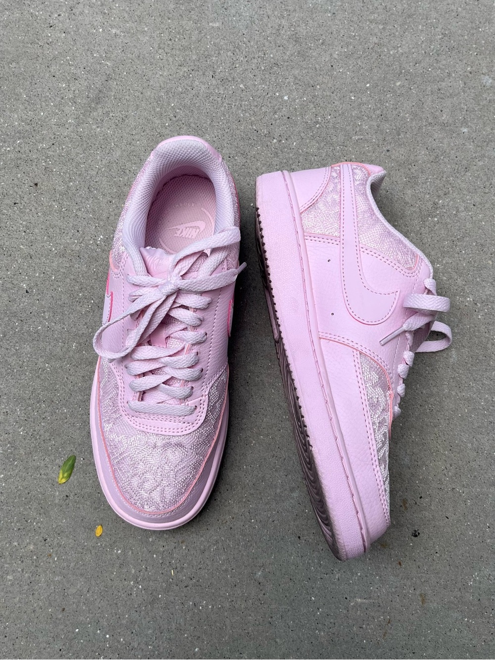 Pink Nike Low Dunk Lace Sneakers